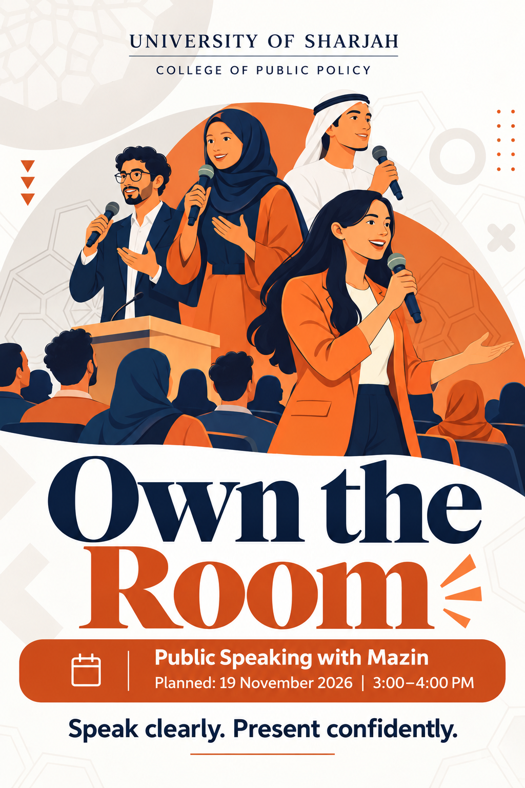 Own the Room: Public Speaking with Mazin