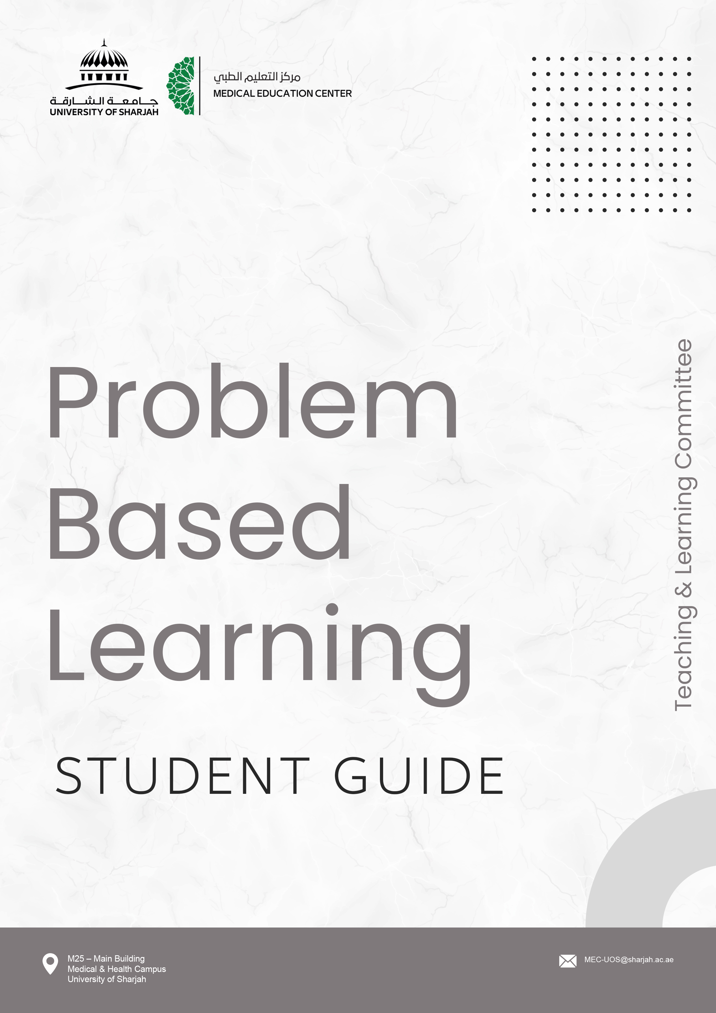 Problem Based Learning - Student Guide